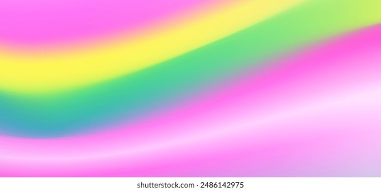 Beautiful Vibrant Energetic abstract background. Colorful beams of energy. Flowing lights. Vibrant gradient wallpaper. 