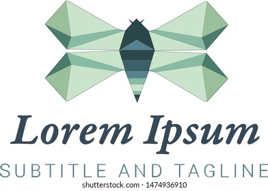 A beautiful, vibrant vector logo of a moth for multipurpose use. Perfect for brands oriented around the outdoors, lighting and camping, or anything really.