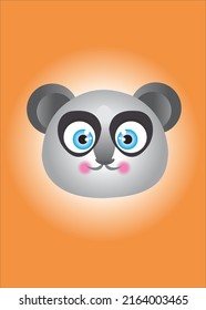 Beautiful victor cartoon cat art illustration.