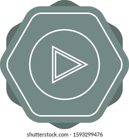 Beautiful Video Line Vector Icon