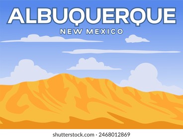 beautiful view in the city of albuquerque new mexico