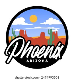 Schöne Aussicht in Phoenix Stadt Arizona