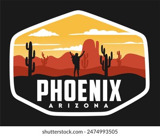 Schöne Aussicht in Phoenix Stadt Arizona