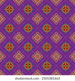 Beautiful vintage background seamless for wallpaper, fabric, clothing, wrapping paper, carpet, banner vector.