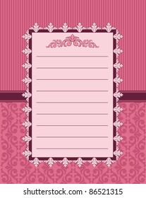 Beautiful vintage background. Vector