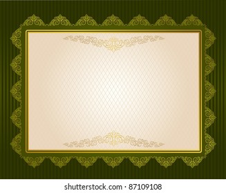 Beautiful vintage background. Vector