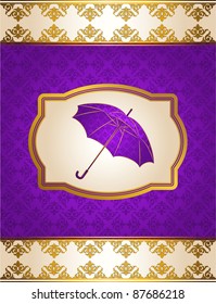 Beautiful vintage background. Vector