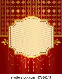 Beautiful vintage background. Vector