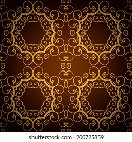 Beautiful Vintage backgrounds,seamless patterns, vector