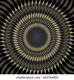 beautiful vintage circular pattern, floral round, vector illustration 