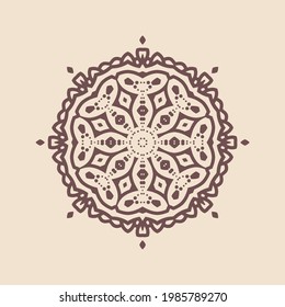 Beautiful vintage circular pattern of indian, excellent vector illustration vector