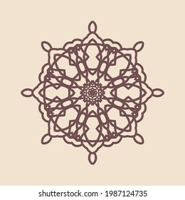 Beautiful vintage circular pattern of indian, excellent vector illustration vector