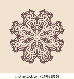 Beautiful vintage circular pattern of indian, excellent vector illustration vector
