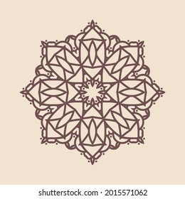 Beautiful vintage circular pattern of indian, excellent vector illustration vector