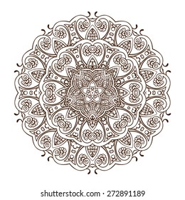 Beautiful vintage circular pattern of indian, excellent vector illustration, EPS 10
