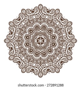 Beautiful vintage circular pattern of indian, excellent vector illustration, EPS 10