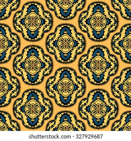 Beautiful vintage colored seamless pattern. Vector illustration