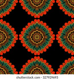 Beautiful vintage colored seamless pattern. Vector illustration