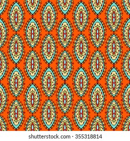 Beautiful vintage colored seamless pattern. Vector illustration