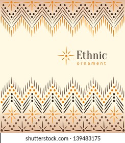 Beautiful vintage ethnic ornament background