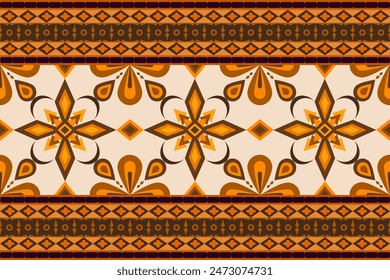 Beautiful vintage fabric seamless pattern 
