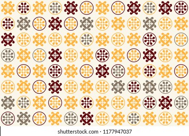 Beautiful vintage floral pattern design