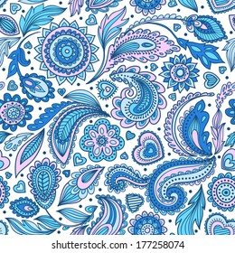 Beautiful vintage floral seamless for your business