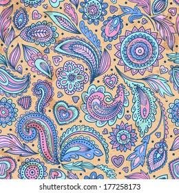 Beautiful vintage floral seamless for your business