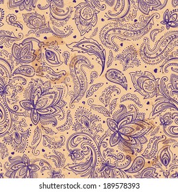 Beautiful vintage floral seamless for your business