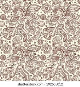 Beautiful vintage floral seamless for your business