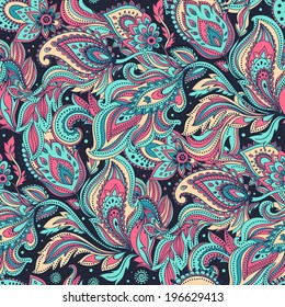 Beautiful vintage floral seamless for your business