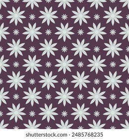 Beautiful vintage flower seamless pattern