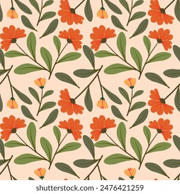 Beautiful vintage flowers vintage background 