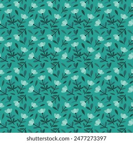 Beautiful vintage flowers seamless background 