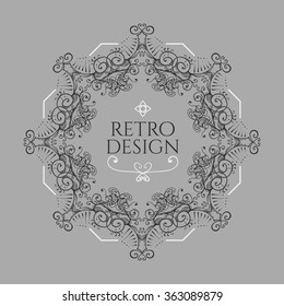 Beautiful vintage frame for your design.