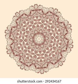 Beautiful vintage mandala pattern for your design.