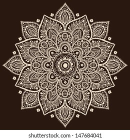 Beautiful vintage ornament can be used as a greeting card 