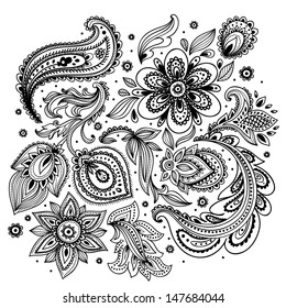 Beautiful vintage ornament can be used as a greeting card 
