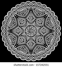 Beautiful vintage ornament can be used as a greeting card 