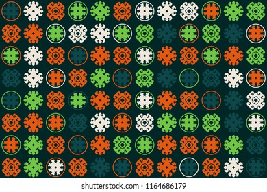 Beautiful  vintage pattern design