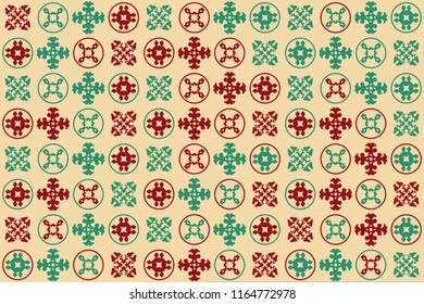 Beautiful  vintage pattern design