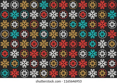 Beautiful  vintage pattern design
