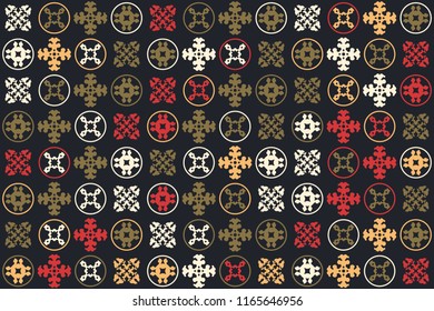 Beautiful  vintage pattern design
