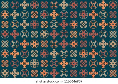 Beautiful  vintage pattern design
