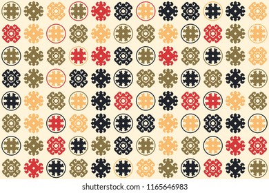 Beautiful  vintage pattern design
