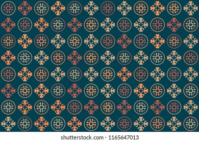 Beautiful  vintage pattern design
