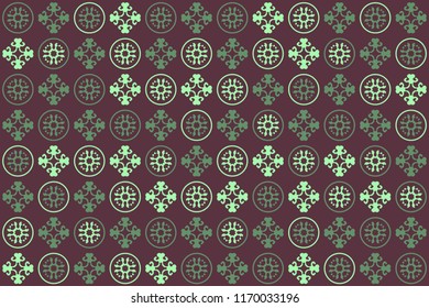 Beautiful  vintage pattern design