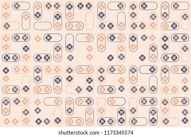 Beautiful  vintage pattern design
