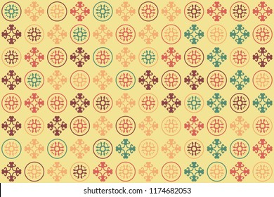 Beautiful  vintage pattern design