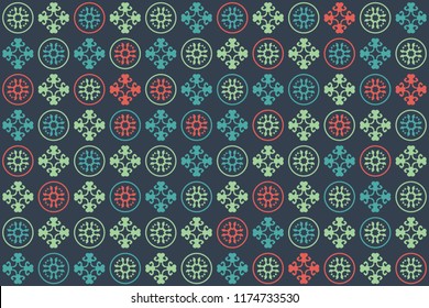 Beautiful  vintage pattern design

